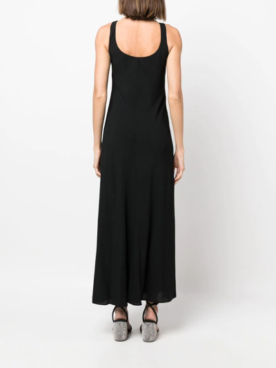 Philosophy Di Lorenzo Serafini Stretch Fabric Maxi Dress In 黑色