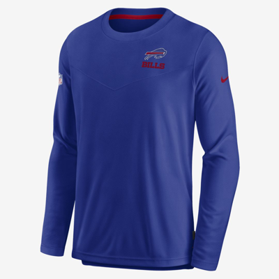 Shop Nike Men's Dri-fit Lockup (nfl Buffalo Bills) Long-sleeve Top In Blue