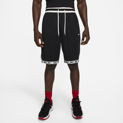 Shop Nike Men's Dri-fit Dna 10" Basketball Shorts In Black