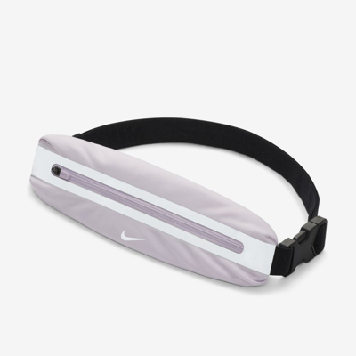 Shop Nike Unisex Slim Running Fanny Pack In Purple