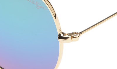 Shop Lilly Pulitzerr Lexy 59mm Polarized Aviator Sunglasses In Blue