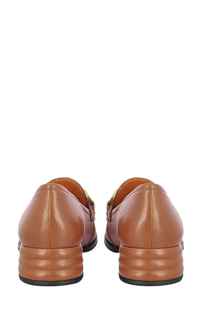Shop Saint G Jenny Loafer Pump In Cuoio Brown