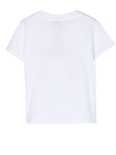 Shop Kenzo Tiger-print Crew-neck T-shirt In Weiss