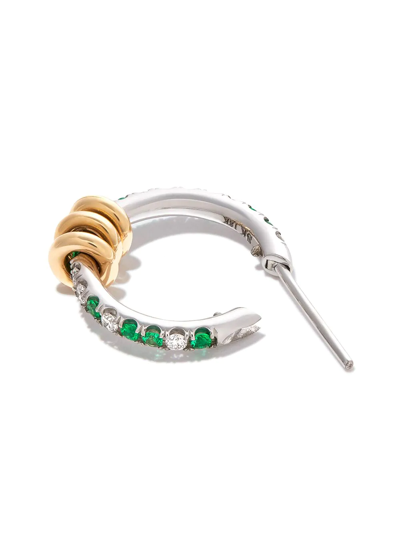 Shop Spinelli Kilcollin Spinelli Ara Silv Em Dia Yg Anults Hoop Erng In Mixed Gold