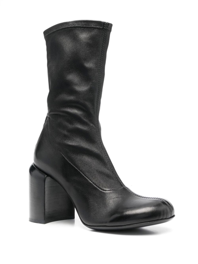 Officine Creative Esther Leather Boots In Black