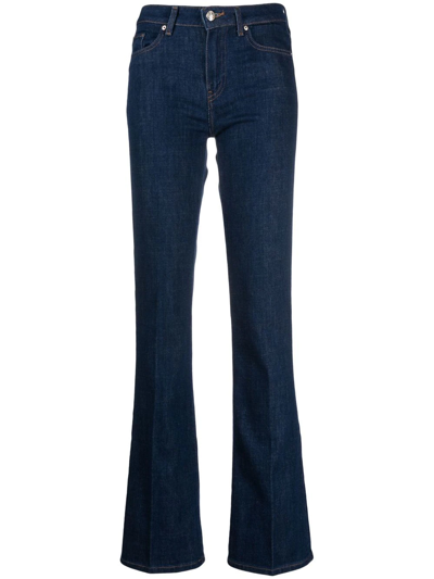 Shop Tommy Hilfiger Flared Denim Jeans In Blau