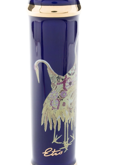 Etro Home Kerzenhalter Mit Print In Blue