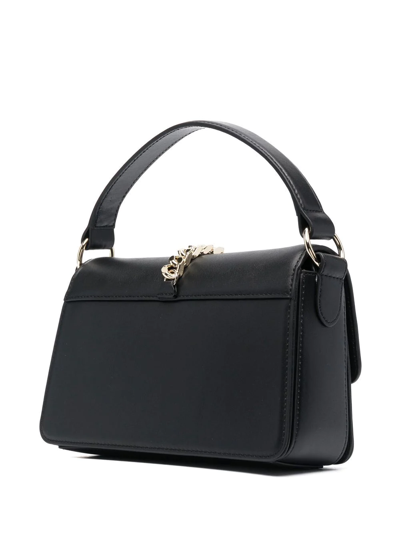 Tommy Hilfiger Chain-detail Leather Tote Bag In Schwarz | ModeSens