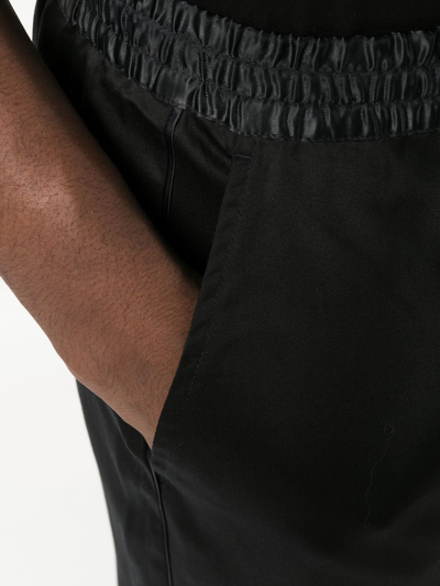 Shop Cdlp Elasticated-waist Bermuda Shorts In Black