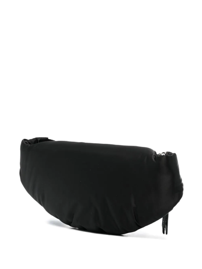 Shop Palm Angels Gothic Logo-print Belt Bag In Black