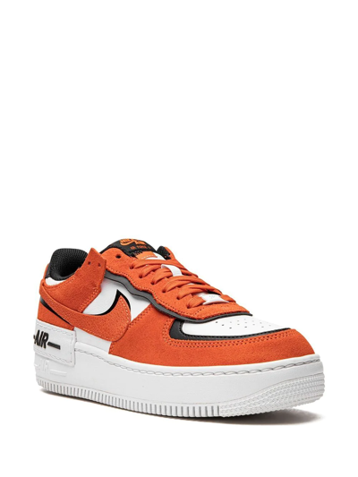 Shop Nike Air Force 1 Shadow Sneakers In Orange