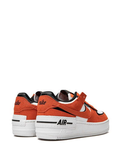 Shop Nike Air Force 1 Shadow Sneakers In Orange