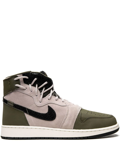 Shop Jordan Air  1 Rebel Xx "olive Canvas" Sneakers In Olive Canvas/moon Particle-bla