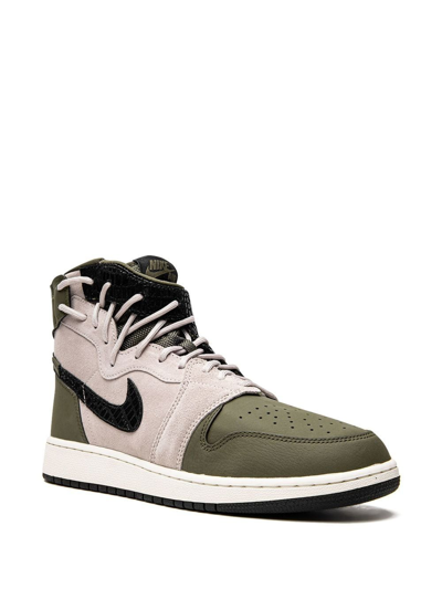 Jordan Air  1 Rebel Xx Sneakers In Olive Canvas/moon Particle-bla