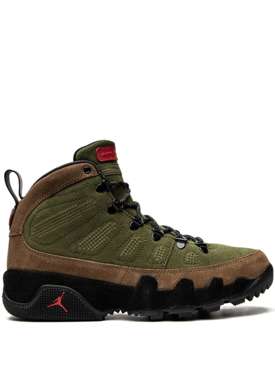 Shop Jordan Air  9 Retro Boot "beef And Broccoli" Sneakers In Green