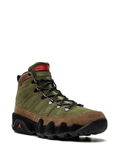 Shop Jordan Air  9 Retro Boot "beef And Broccoli" Sneakers In Green