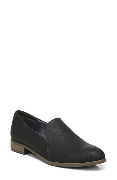 Shop Dr. Scholl's Rate Loafer In Black Synthetic