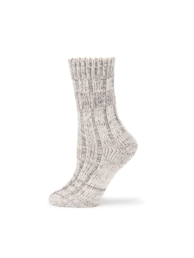 Shop Birkenstock Women's Cotton Twist Socks In Light Gray