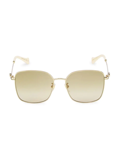 Gucci 58mm square clearance sunglasses