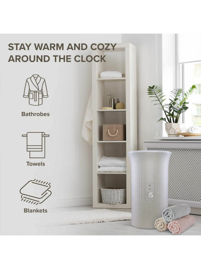 Shop Livefine Hot Towel Warmer For Spa In Gray