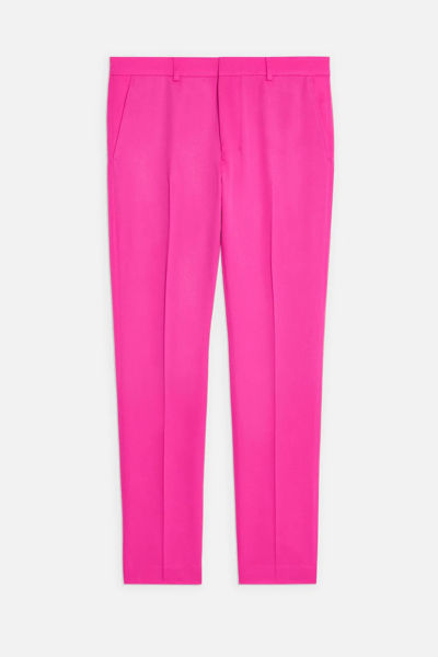 Shop Ami Alexandre Mattiussi Cigarette Fit Trousers In Pink