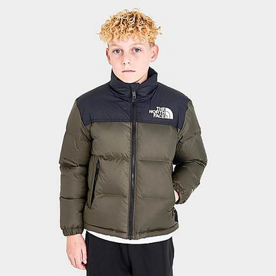 The North Face Inc Kids' 1996 Retro Nuptse Jacket In Olive Green | ModeSens