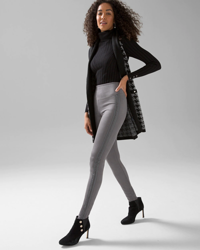 White House Black Market Vegan Leather WHBM Runway Leggings