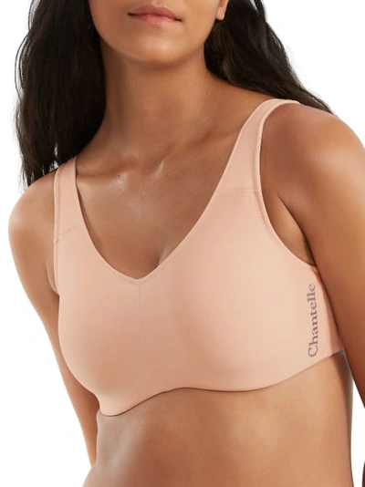 Shop Chantelle Everyday High Impact Underwire Sports Bra In Rose,blushing