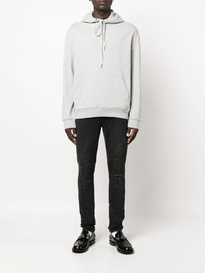 Ksubi 4 X 4 Kross Biggie Oversized Cotton Hoodie In Grey