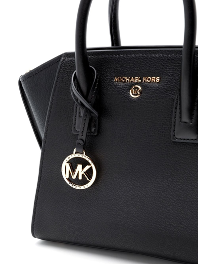 Michael Michael Kors Small Avril Satchel Tote Bag In Black