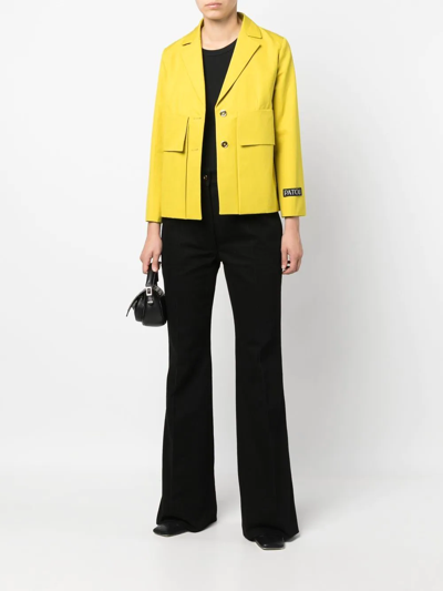 Patou Trousers Flared Leg Belt Loops In Black