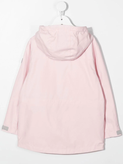 Polo Ralph Lauren Hooded Windbreaker Jacket In Pink