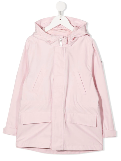 Shop Ralph Lauren Hooded Windbreaker Jacket In Pink