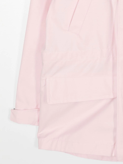 Shop Ralph Lauren Hooded Windbreaker Jacket In Pink