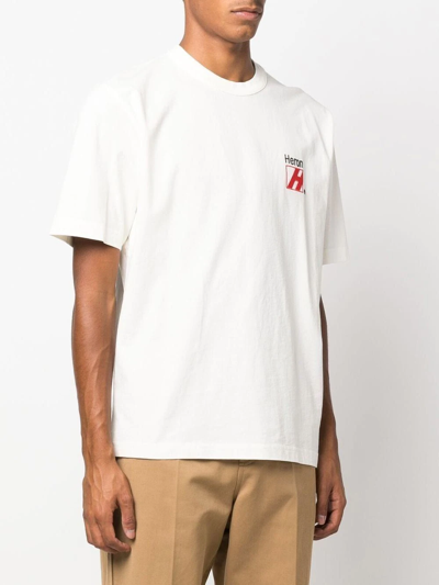 Shop Heron Preston Graphic-print Cotton T-shirt In White