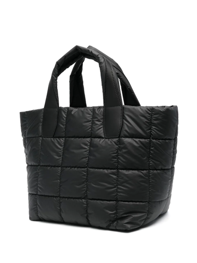 Shop Veecollective Porter Shopper Small Tote Bag In Black