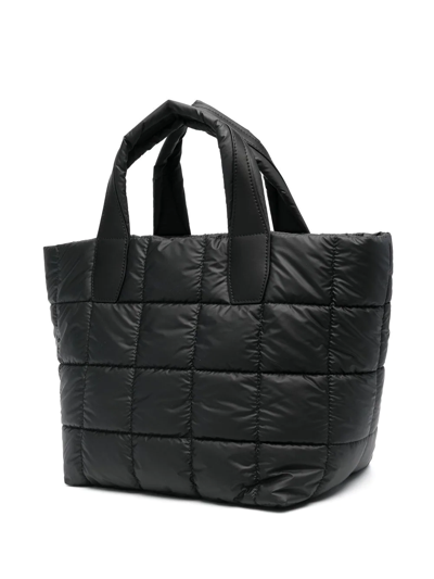 Veecollective Porter Shopper Small Tote Bag In Black