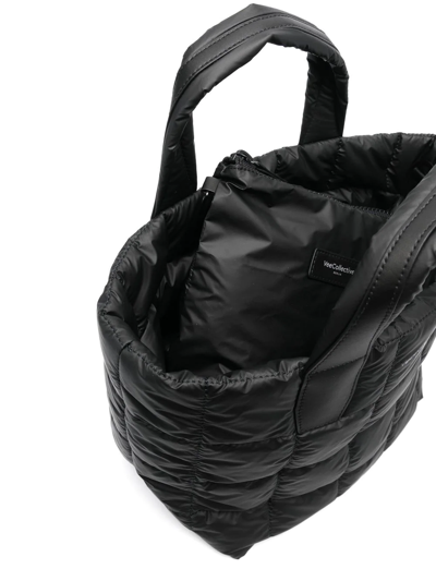 Shop Veecollective Porter Shopper Small Tote Bag In Black