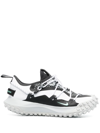 Shop Nike Acg Mountain Fly Low Sneakers In White