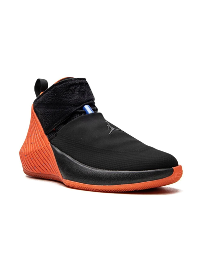 Shop Jordan Why Not Zero.1 Bg Sneakers In Black