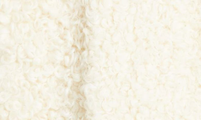 Shop Loulou Studio Genuine Shearling Coat In Vanilla/ Vanilla
