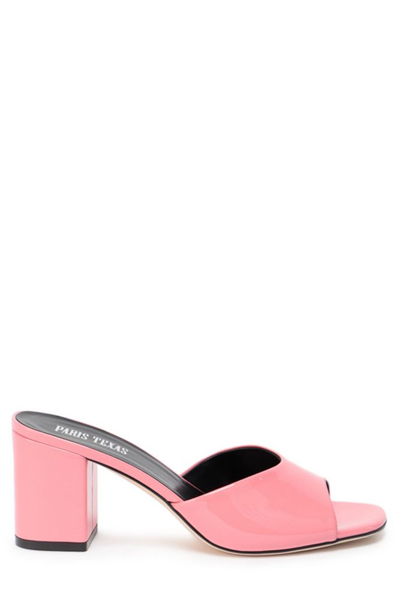 Shop Paris Texas Anja Block Heel Sandals In Pink