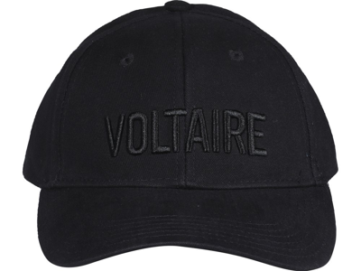 Shop Zadig & Voltaire Klelia Voltaire Cap In Black