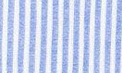 Petite Plume Unisex French Blue Seersucker Pajama Shorts Set - Baby, Little Kid, Big Kid In Blue