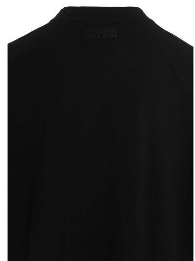 Shop Vetements Sweet T-shirt In Nero