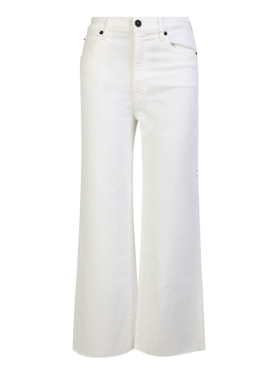 Shop Slvrlake Grace Cotton Jeans In White