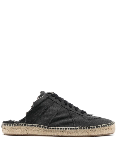 Maison Margiela Deconstructed Slip on Sneakers In Black ModeSens