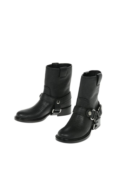Shop Miu Miu Women's  Black Other Materials Ankle Boots