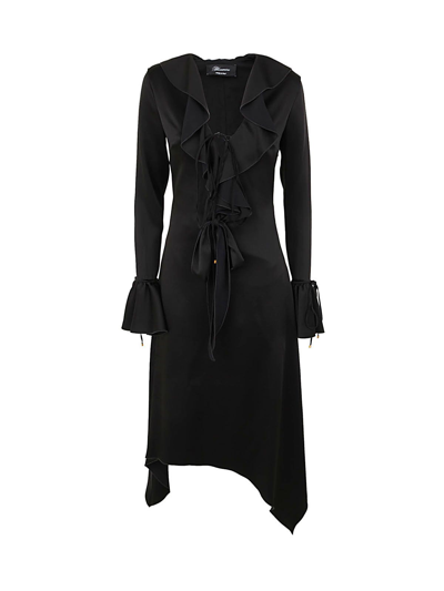Shop Blumarine Women's  Black Other Materials Dress