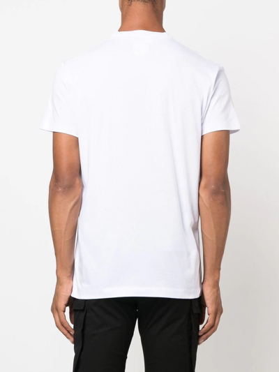 Shop Dsquared2 Logo Crew-neck T-shirt In White